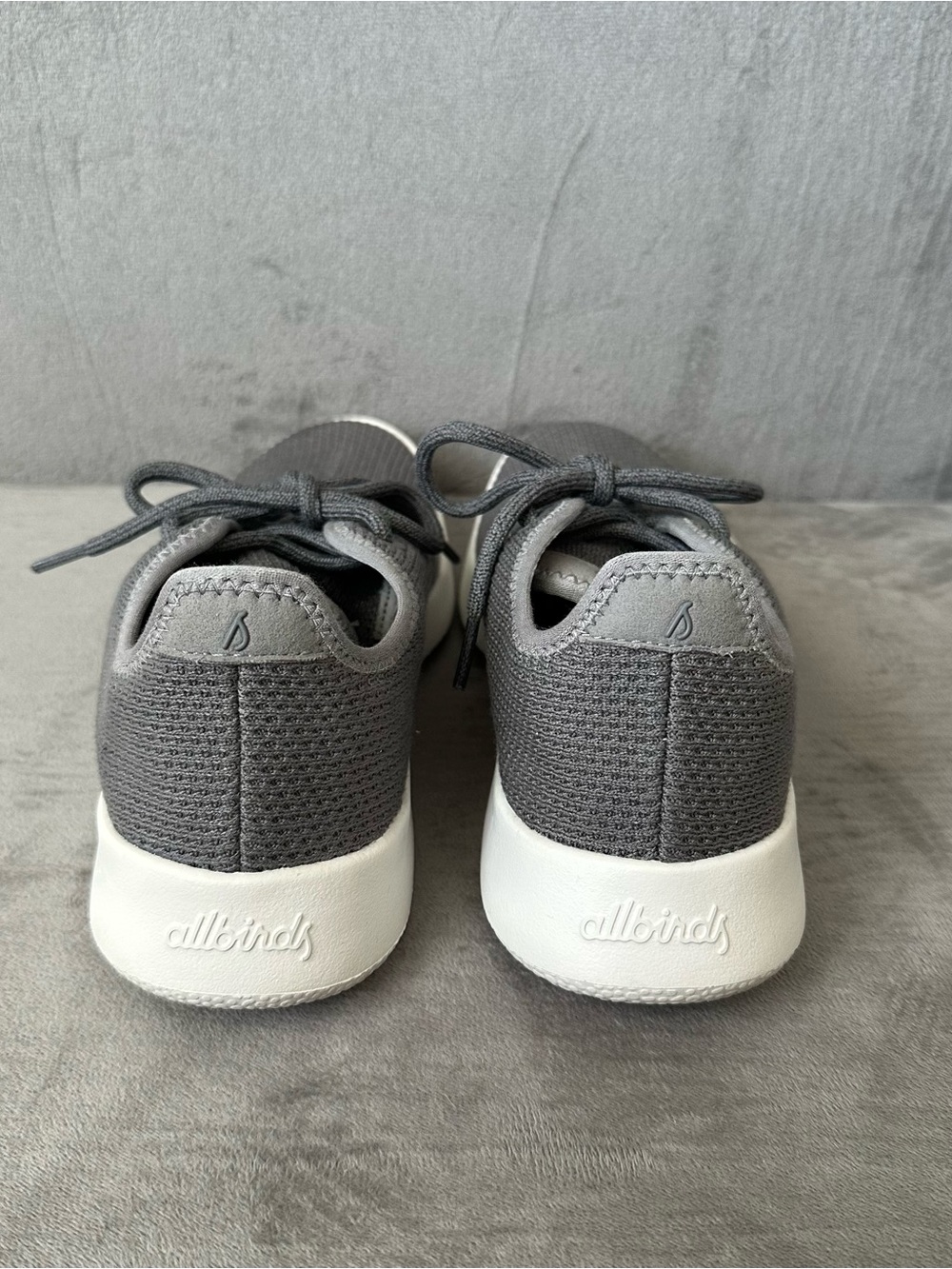 Allbirds Women’s Sz 8 Tree Runners Grey Lace-Up Trainer Shoes - Picture 3 of 8